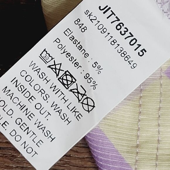 Retro Mod 60s Style Pastel Purple Diamond Print Collared Go-go Girls Dress - Picture 6 of 12